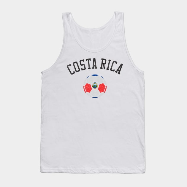 Costa Rica Soccer Team Heritage Flag Tank Top by ryanjaycruz